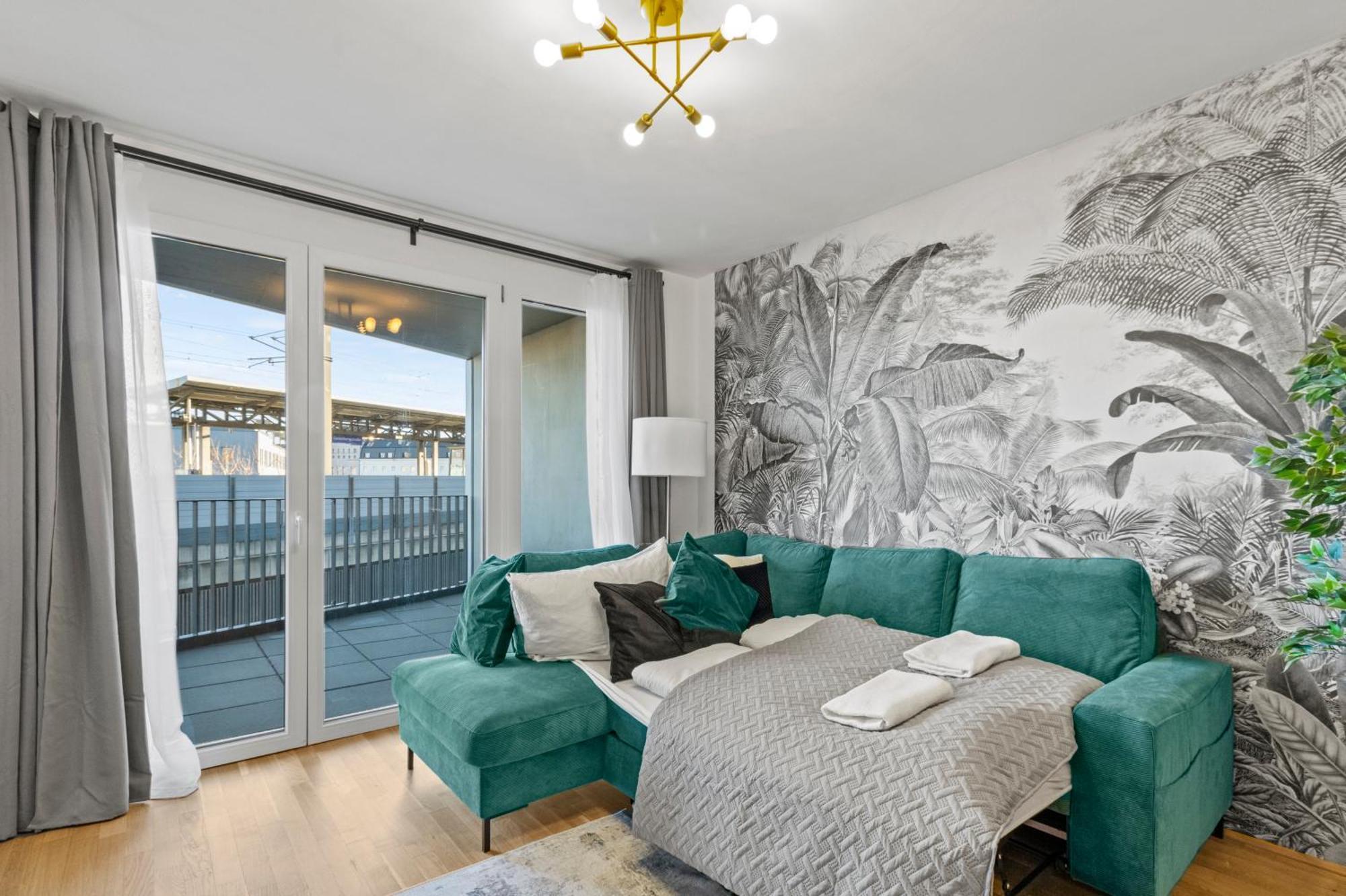 Balcony Apartment I 50 M² I Near City Center Відень Екстер'єр фото